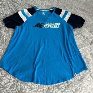 Womens Carolina panthers t shirt size XXL